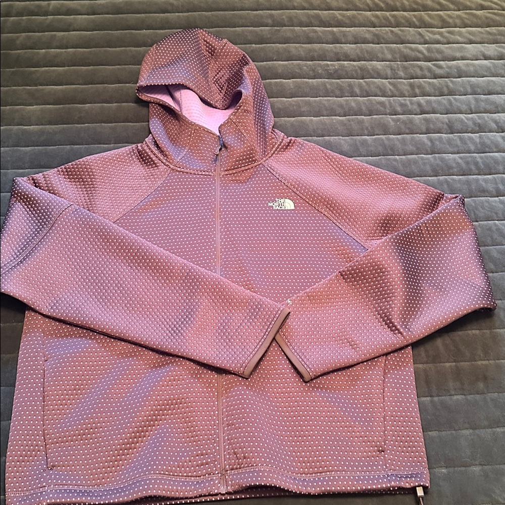 The North Face Lavender Dotknit Hoodie